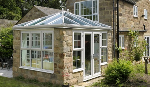 Is glass conservatory roof or lightweight tiled roof the best choice?