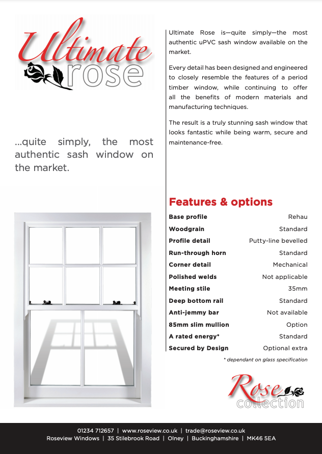 Roseview Productsheet UR