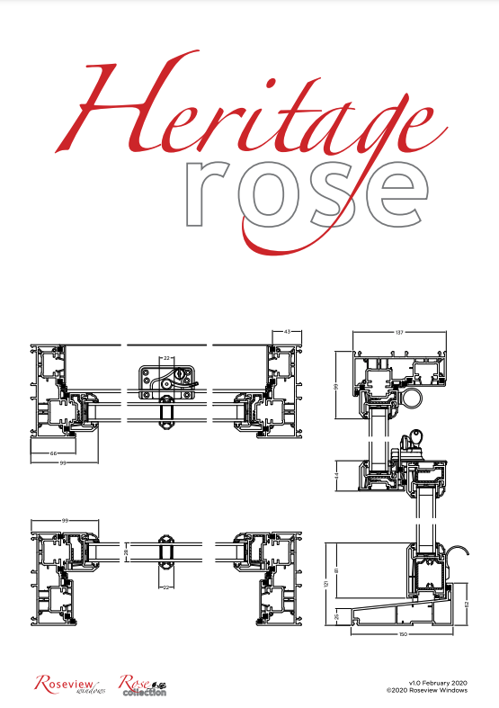 Roseview Tech Drawing Heritage Rose v1